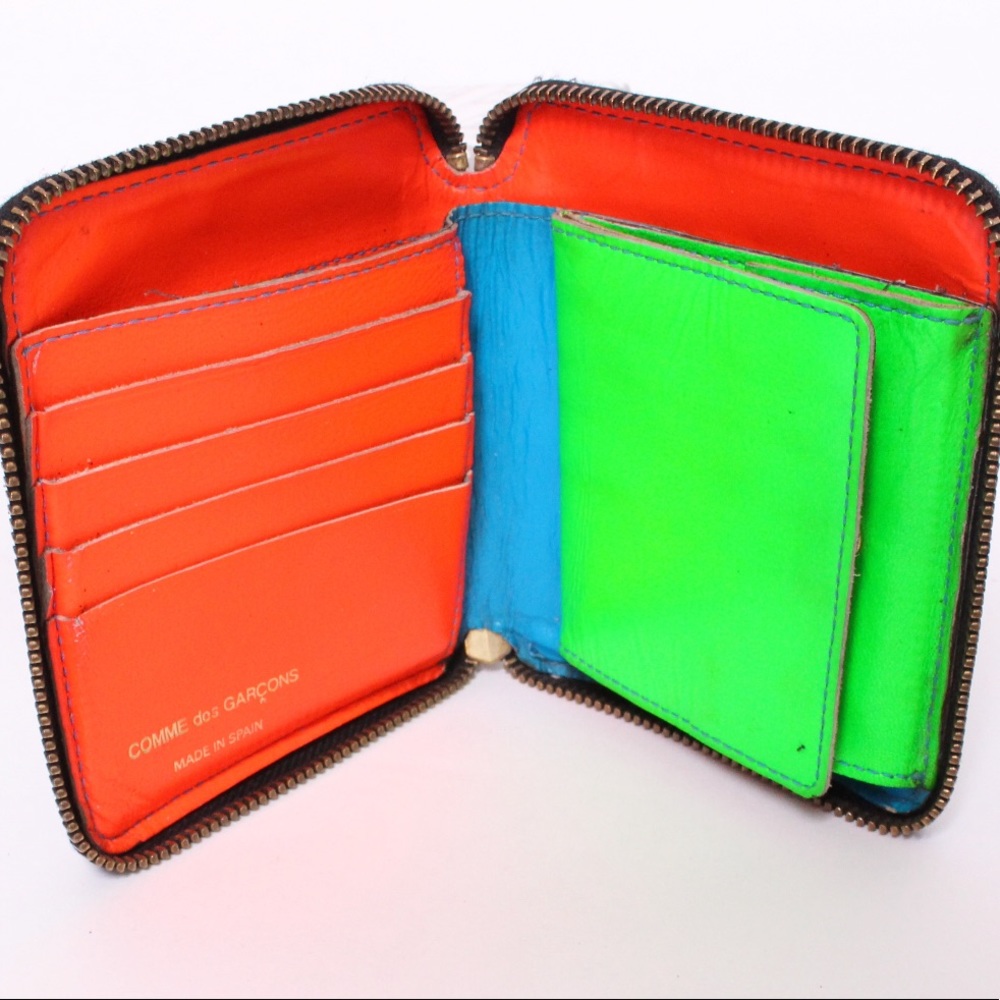 Comme des Garçons CDG Super Fluo wallet
